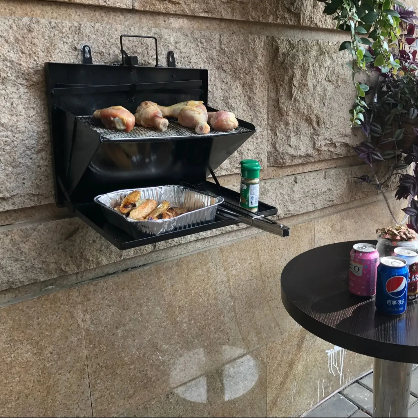 bbq grill tools set for outdoor barbecue camping grill stainless steel roasting pan for