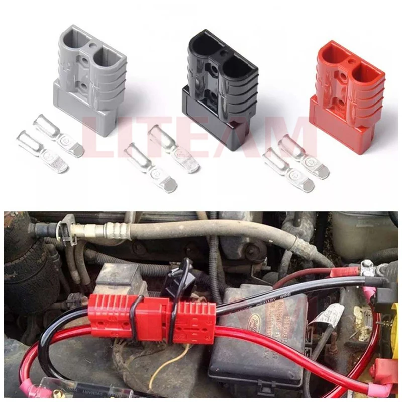 Factory Direct Supply 120a 600v High Current Plug Battery Connector Scrubber Connector Solar Forklift Connector Plug and Socket