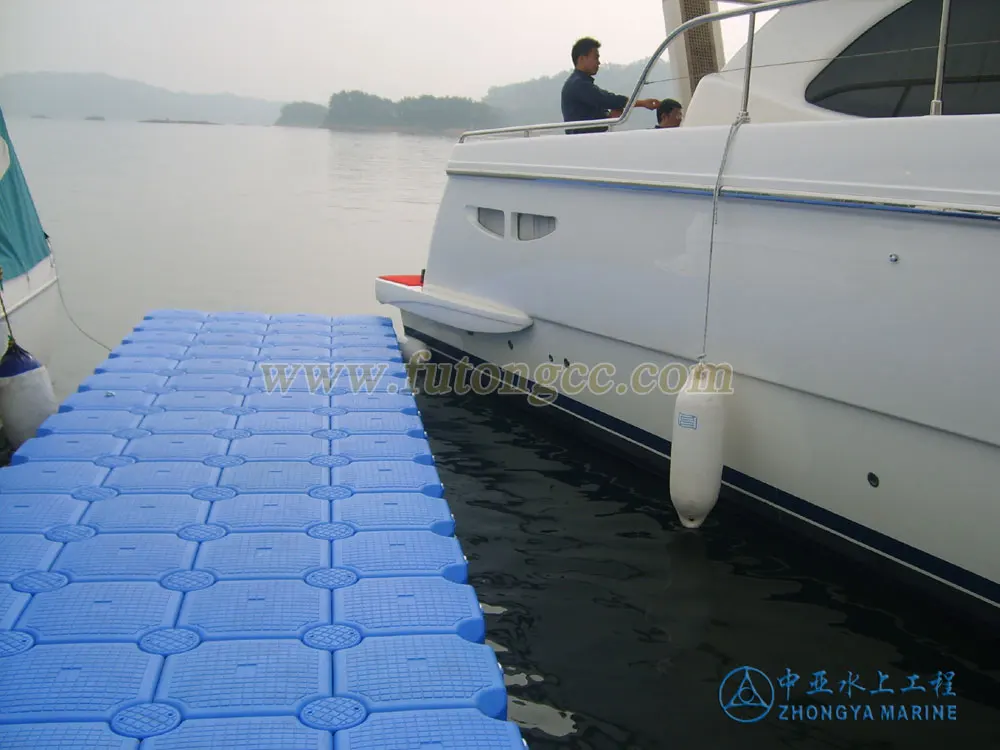Modular pontoon cubes floating dock jet ski boat floats walkway bridge platform