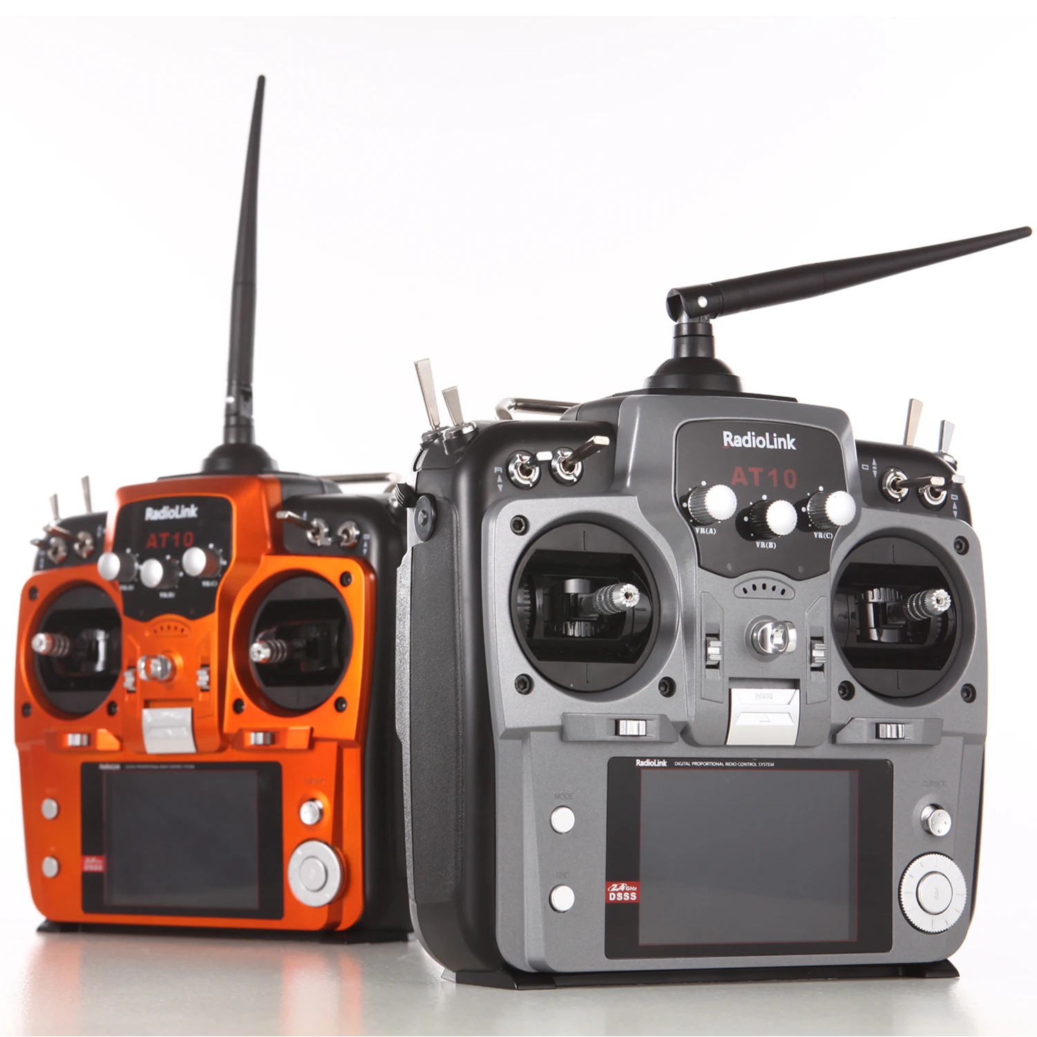 Factory Price AT10II 12 Channels RC Plane Transmitter Radio Remote Controller Voltage Return Module Battery for Drone RC Car