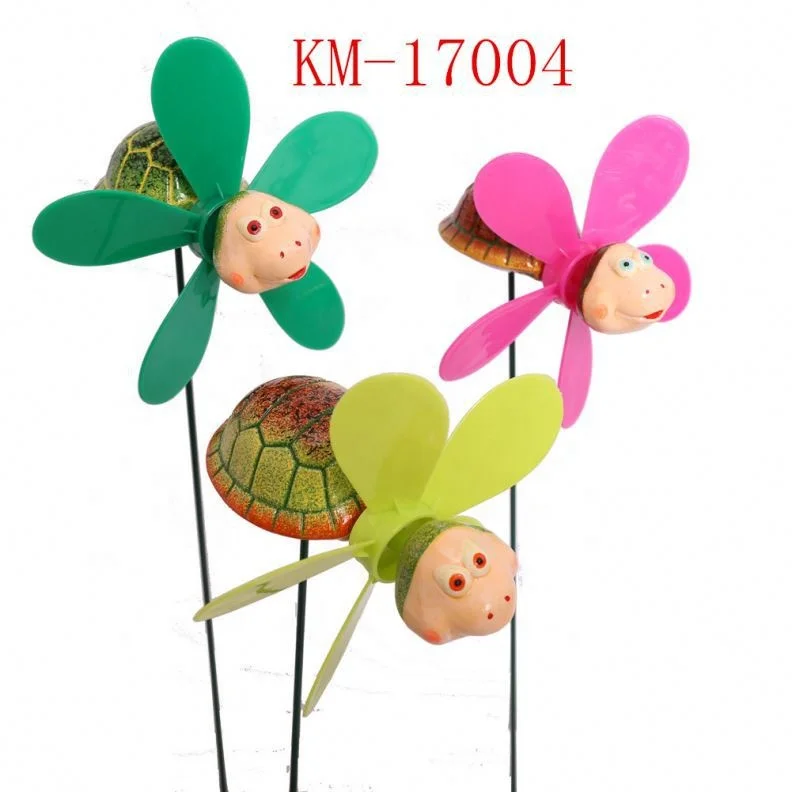 Factory Wholesale Plastic PE Insect Windmill Garden Stakes Reusable Indoor Landscape Home Yard Decorations Cheaper Option