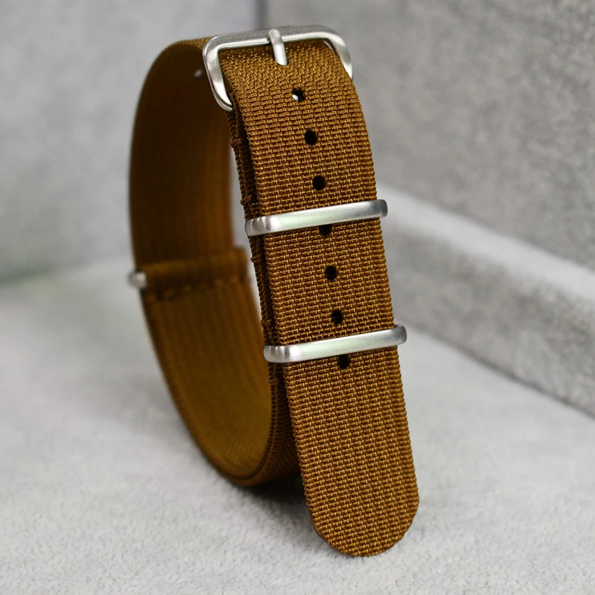 Premium Nylon Multi-Color Replacement Watchband Cheap Ribbed Nylon Watch  Strap