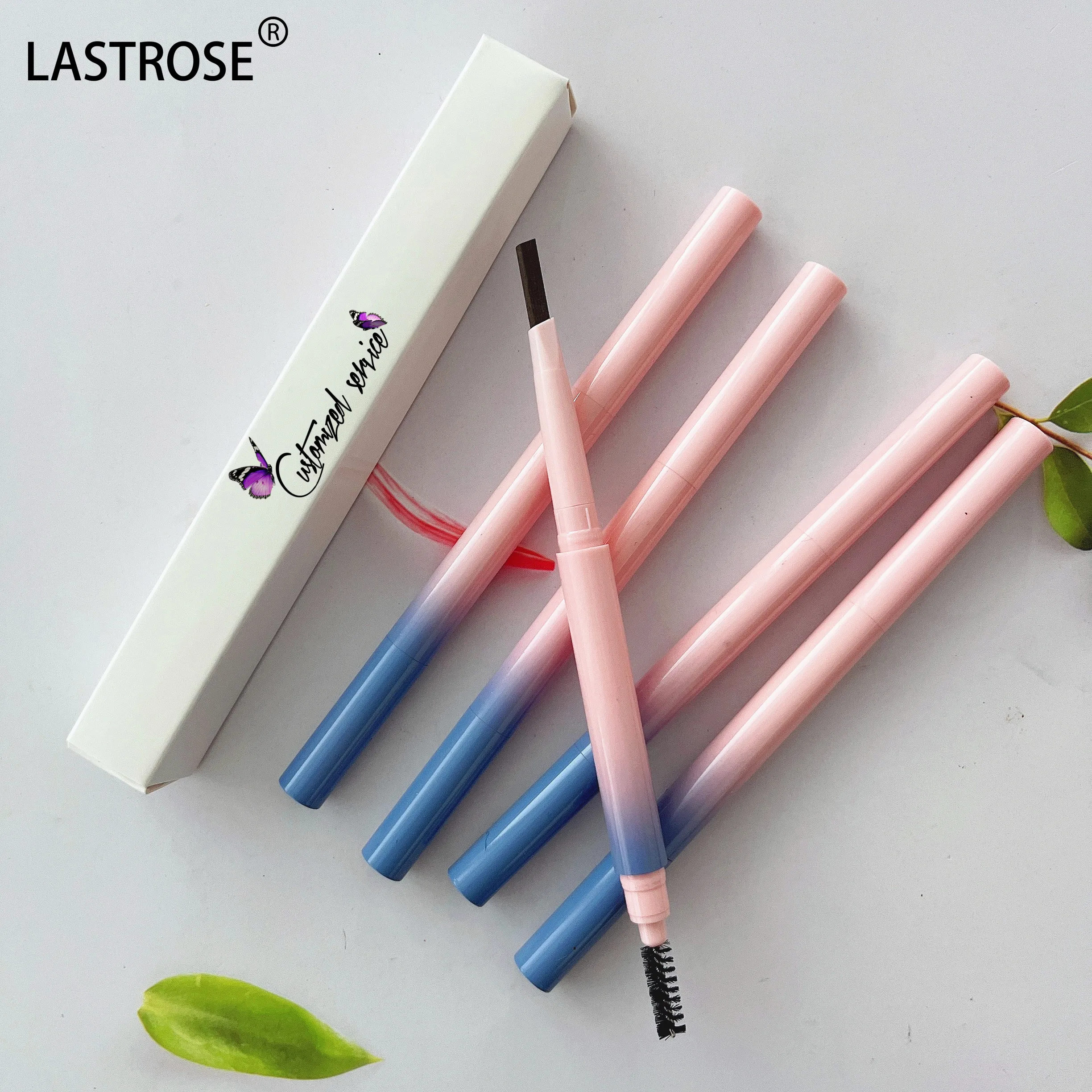 High Quality Eyebrow Pen With Brush Private Label Waterproof Long Lasting 2 in 1 Eyebrow Pencil