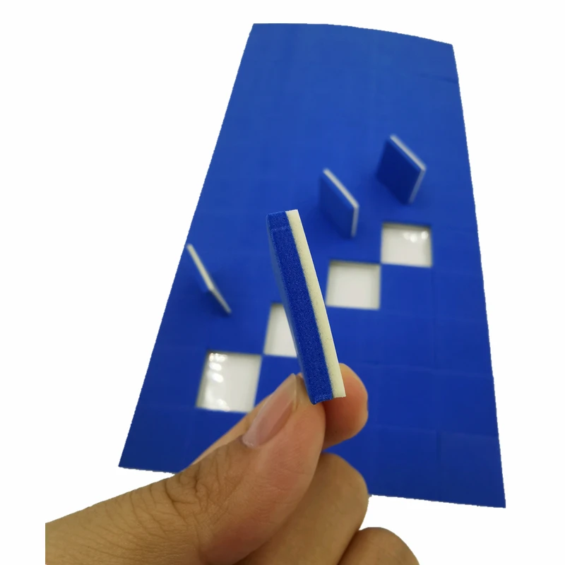 25*25*3+1mm Thickness Blue EVA Rubber With Foam Glass Shipping  Separator Pads Glass Protectors and Shipping Pads