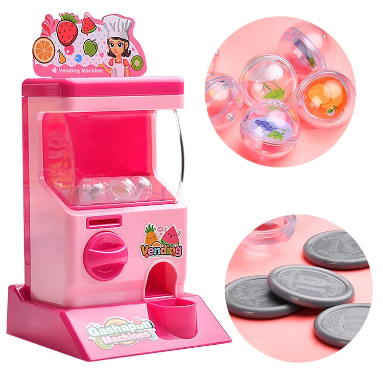 Hot Sale Mini Coin Operated Capsule Game Machines Toys for Kids Gifts Twisting Egg  Gashapon Vending Machine