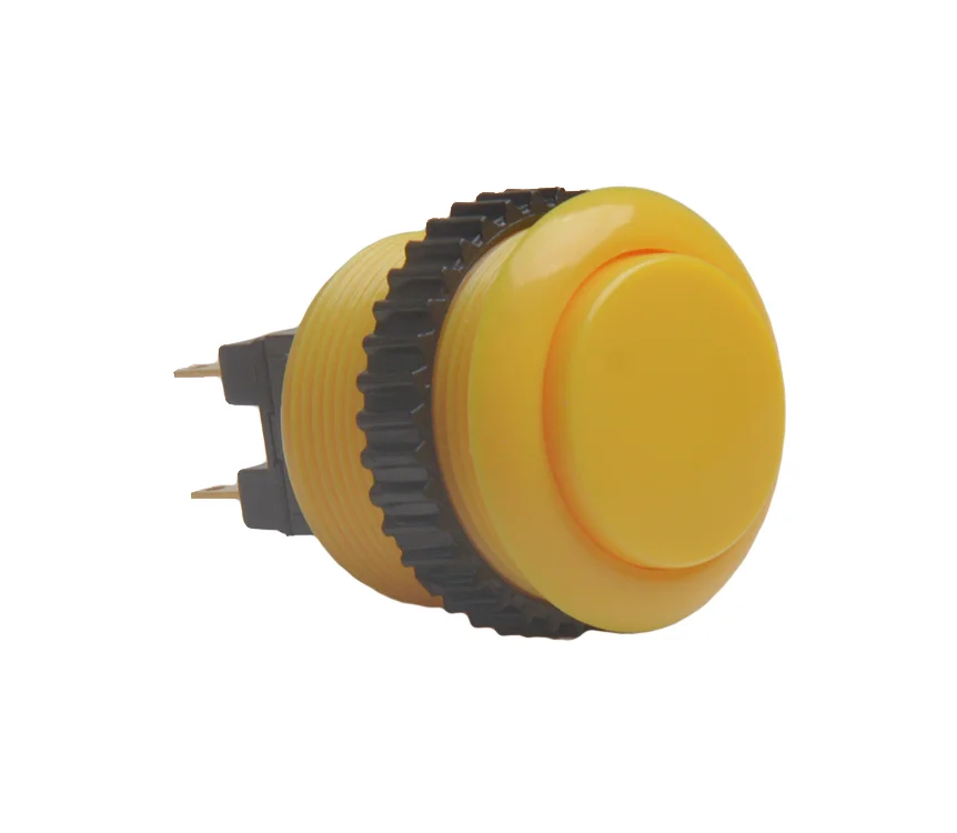 
Manufacturer Supply 28MM Flat Round Plastic Push Button for Arcade Flight Game Machine 