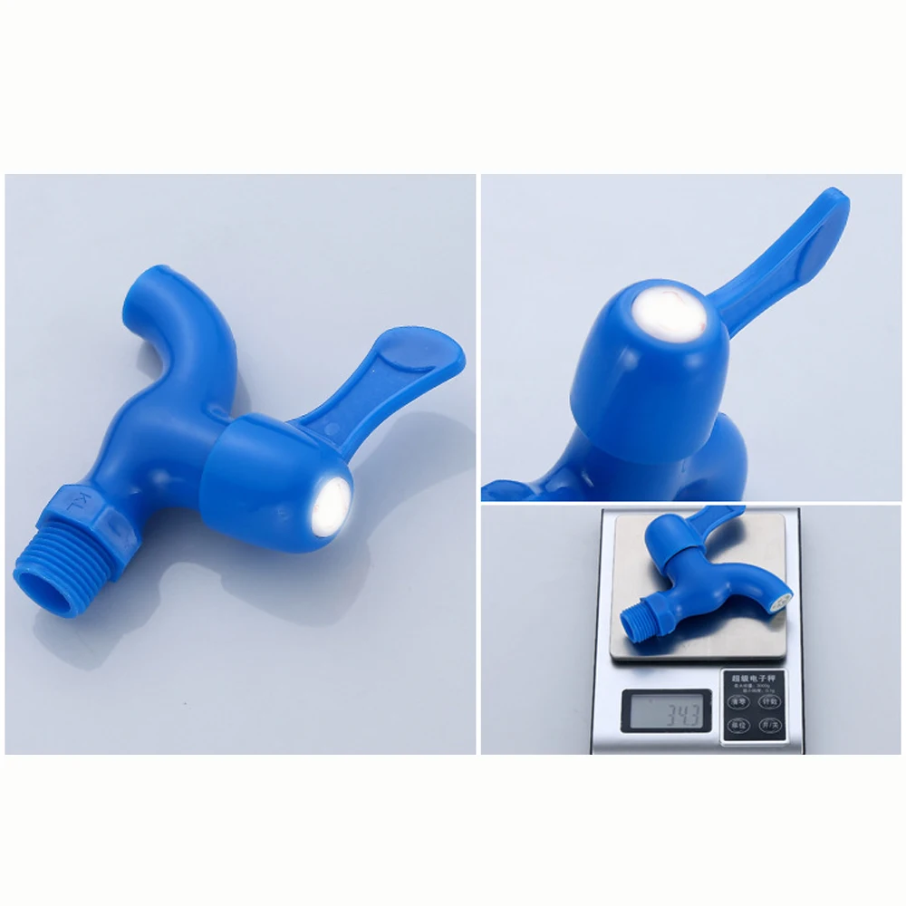 ABS plastic material wall mounted ceramic valve core water taps quick open laundry mop pool faucet