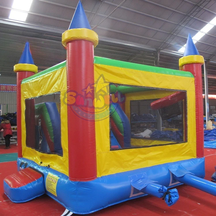 Hot Sale Small Inflatable Bouncer Castle Game For Kids Inflatable House Party Jump Bouncing And Slide Combo Outdoor