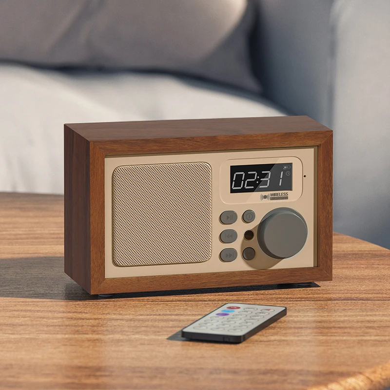 High quality new bluetooth home theater outdoor speakers party audio system sound professional retro bluetooth speaker portable