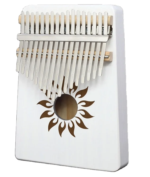  Kalimba на заказ белая картина деревянная 17 клавиш портативный Kalimbe для