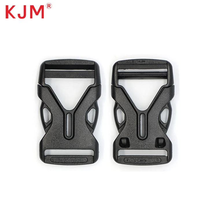 Kjm bike bags accessories 20mm 25mm 32mm 38mm 50mm customized logo webbing strap plastic buckle