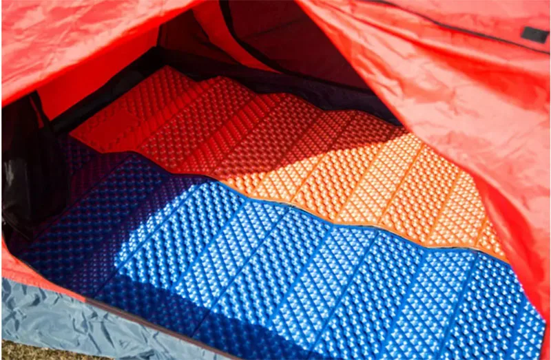 Tantu Outdoor Moisture-proof Ultralight Lightweight Portable  IXPE Foam Sleeping Pad Egg Crate Camping Mat