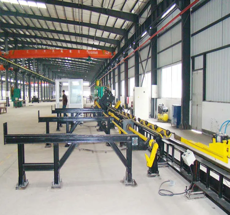 100*100 mm Angle Steel Tower Cnc Punching Marking Shearing Production Line