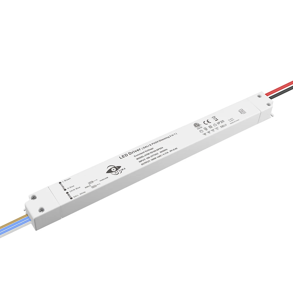 UL ETL FCC 220v 120v Входной светодиодный драйвер 150w 24v dali приглушаемые светодиодные панели driver cb Утверждено