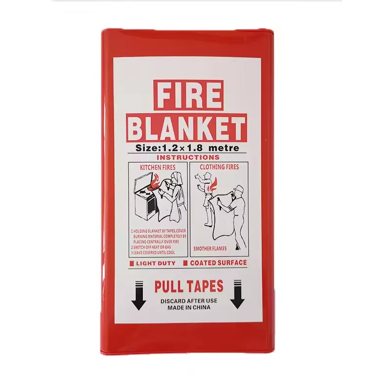 OEM Free Sample fire blanket different size 100% fibreglass fire blanket for car and kitchen use