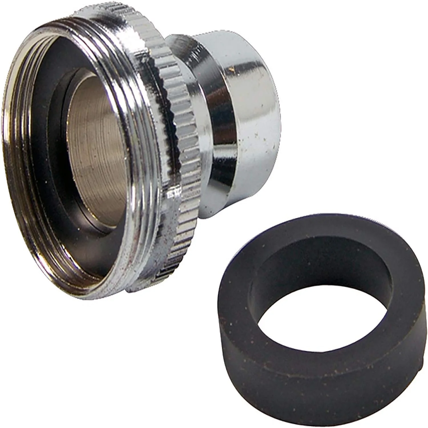 Высококачественный адаптер для смесителя для посудомоечной машины | Подключение адаптера для посудомоечной машины | 15/16-27 мужчин или 55/64-27 женщин | Хром (36108E)