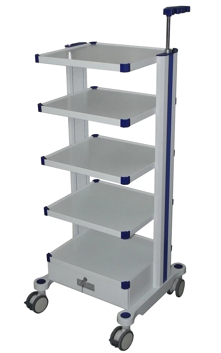 Multiple model multifunctional endoscope cart mobile medical endoscope trolley for operating room