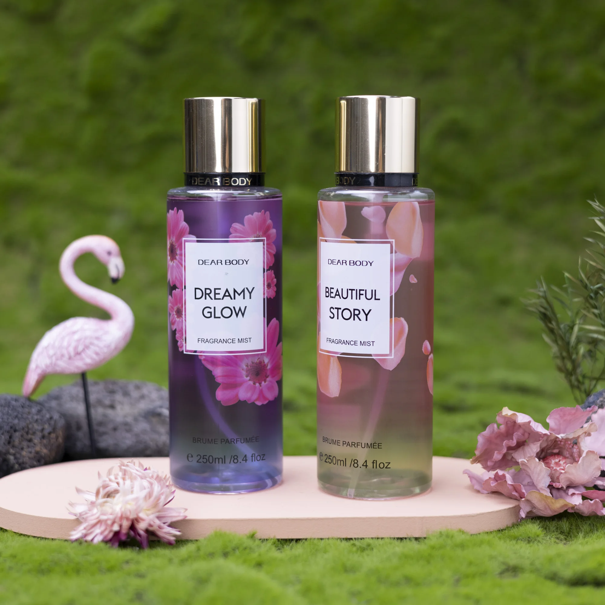 Free sample parfum brand create body mist organic ingredient body spray