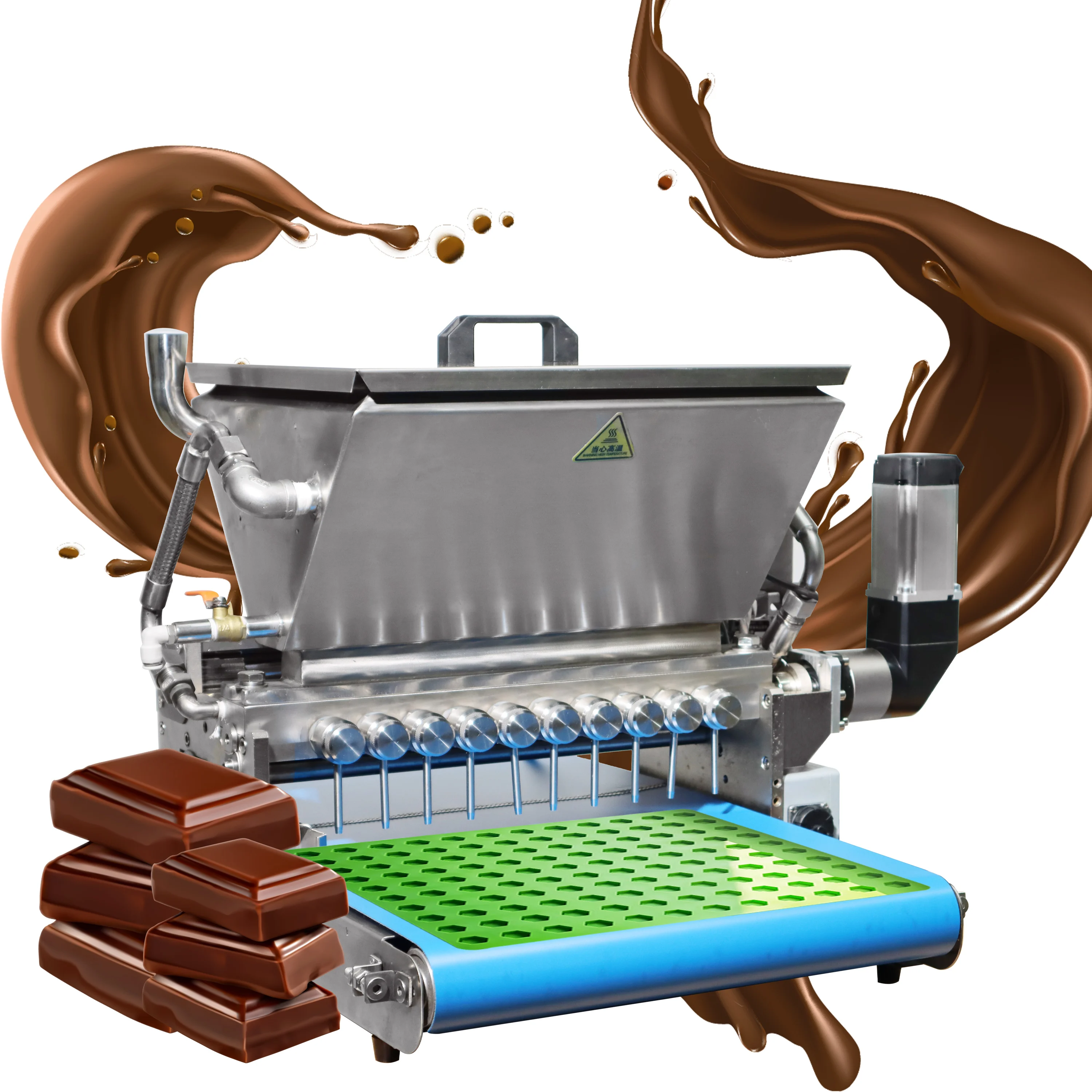 Counter table desk top gummy making machine filling forming depositor gelatin pectin candy vitamins bear jelly eye ball auto