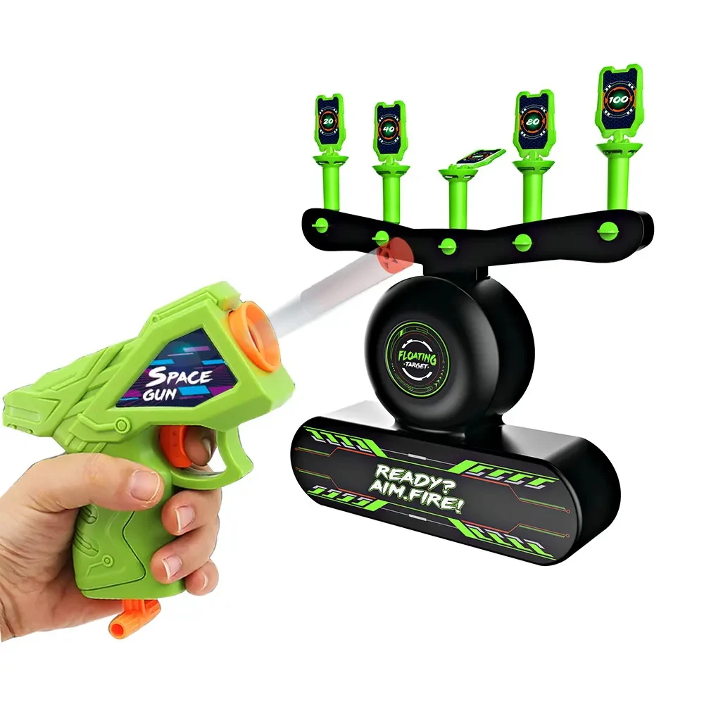 Electric Luminous Hovering Ball Floating Target Airshot Hover Shot Floating Target Game Set for Kids & Adult