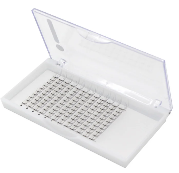 
Private label individual lashes extension loose fans volume mega lashes 0.07 0.1mm heat bonded lashes 