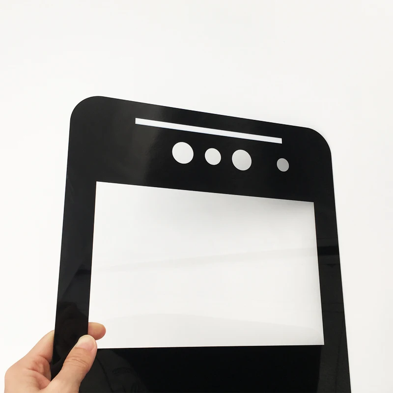 Customized Rectangle Flat Screen Printing Window Glass for Electric Appliance