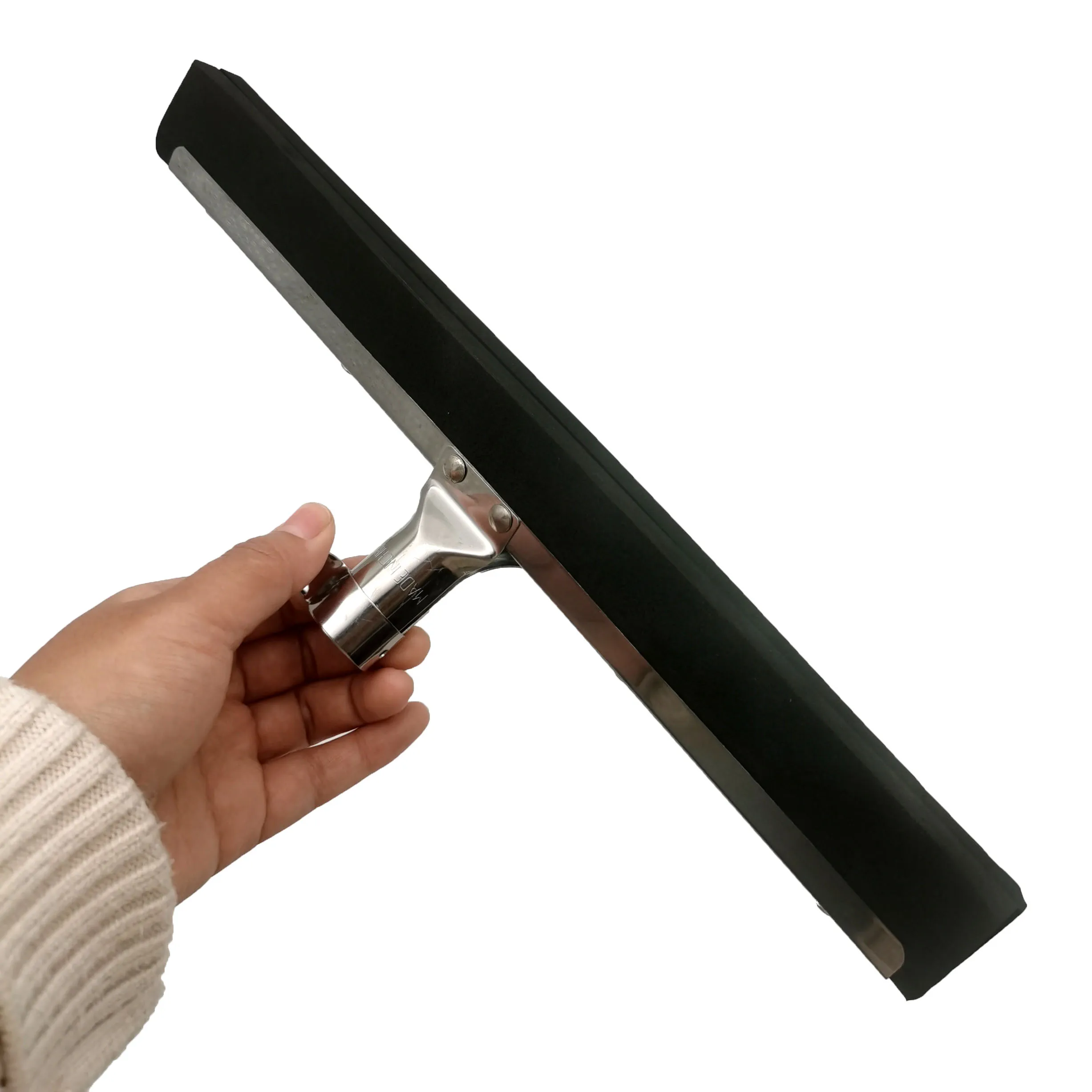 New Arrival  35cm Wear resistant double EVA stainless steel floor squeegee