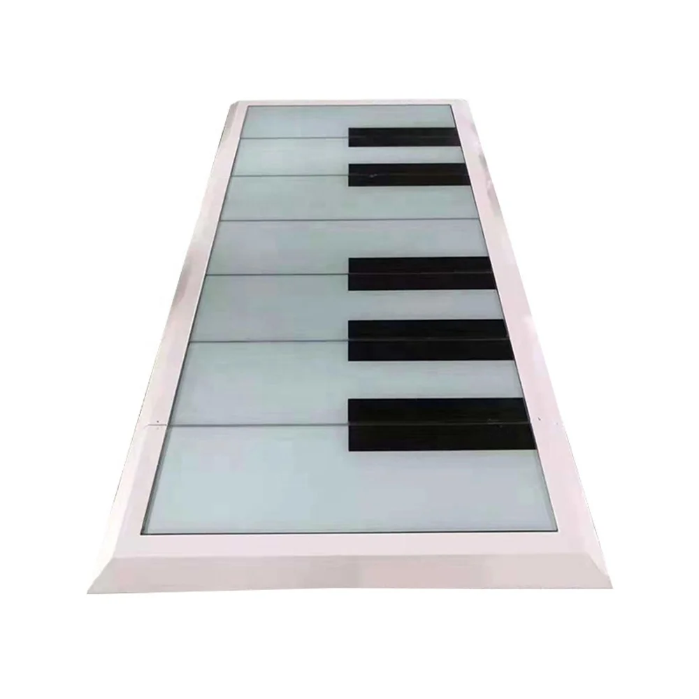 Biumart Brick Lights LED Piano Interactive Sensor Sounding Floor Light for Outdoor Interactive Event