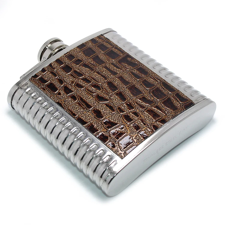 180ml Portable Mini Metal Hip Flask Wine Pot Alcohol Flask Liquor Whiskey Bottle Travel Picnic Stainless Steel 6oz Hip Flask