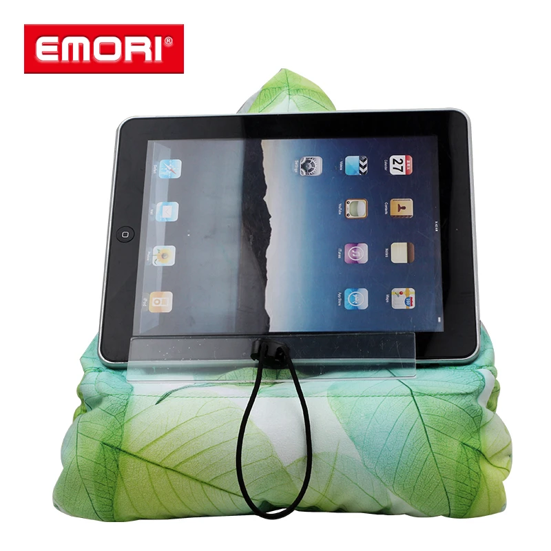  Hands Free Faux-suede Adjustable Book Stand Pillow Light Holder for iPad Magazine E-book Tablet