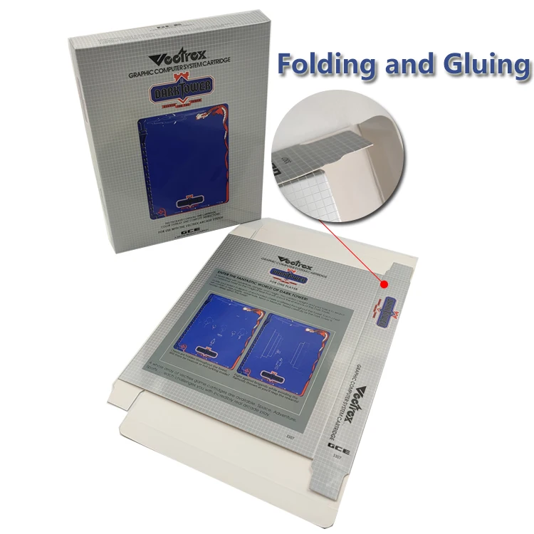 Custom LOGO Cardboard Kraft Ivory C1S White Paperbox With Window Printing Gift Package Paper Boxes