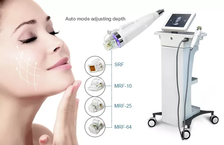 Portable Gold Micro needle Machine With Radio Frequency fractional microneedling acne treatment