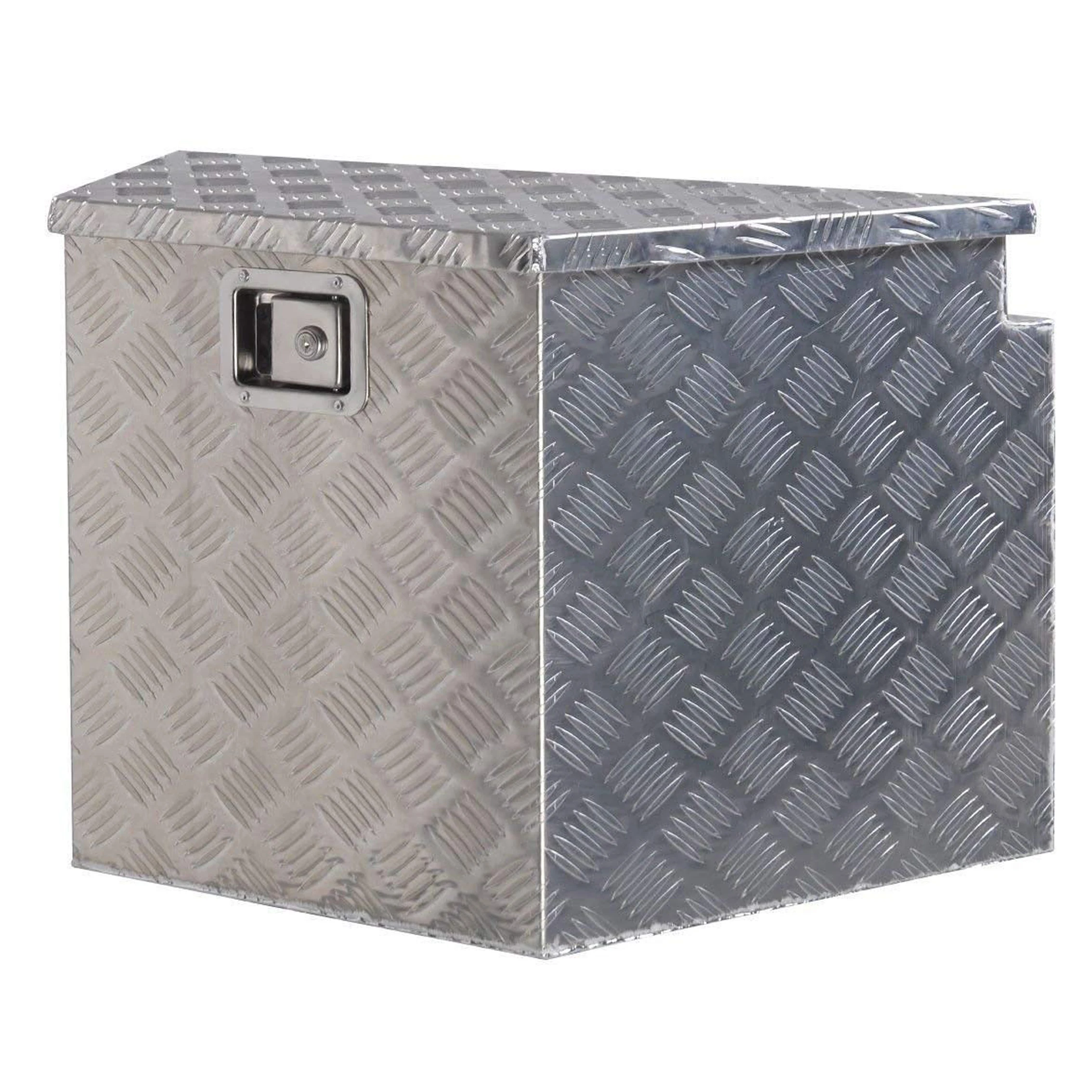 2024 Aluminium Car Storage Box Trailer Toolboxes 2.5 mm checker plate welding tool box for pick up
