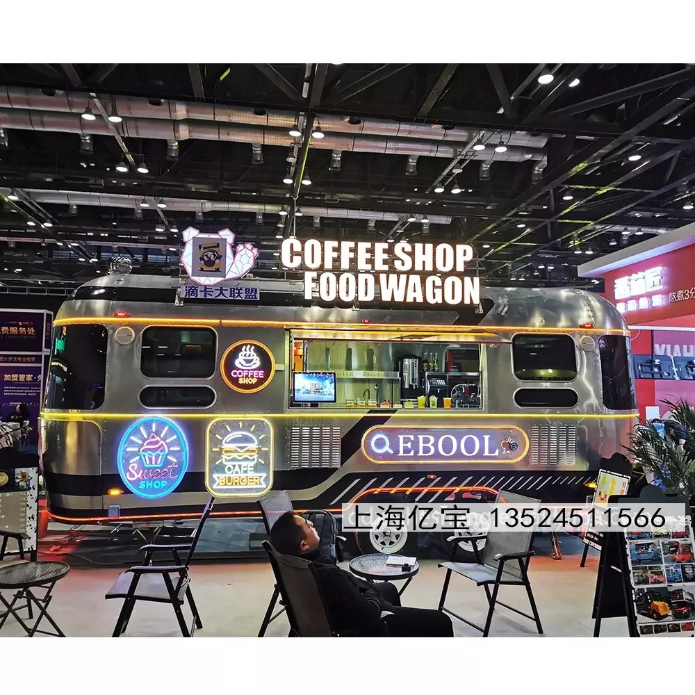 hot sale for USA standard low price Mobile food truck dining car food trailer for Europe vendors hot dog food trailer