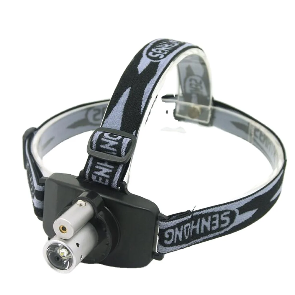 2024 New Arrival Outdoor Camping Fishing Hunting Hiking USB Rechargeable LED Headlamp Headlight With Red Laser Light