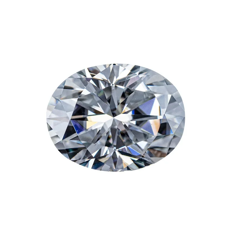 PUSHI gra watch wholesale hip hop jewelry special-shaped d color oval shape loose moissanite stones diamond