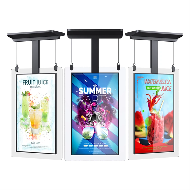 55 inch vertical lcd advertising tv 3d china advertising screens menu display board digital