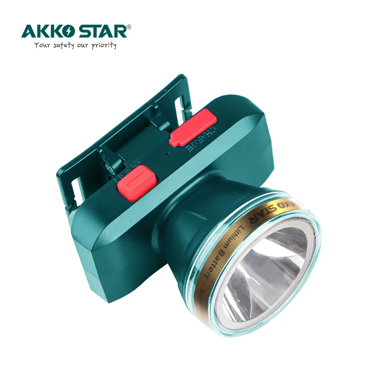 AKKO STAR LED Mining head lamp 1W Outdoor camp bright Headlight rechargeable Head Torch Lamp