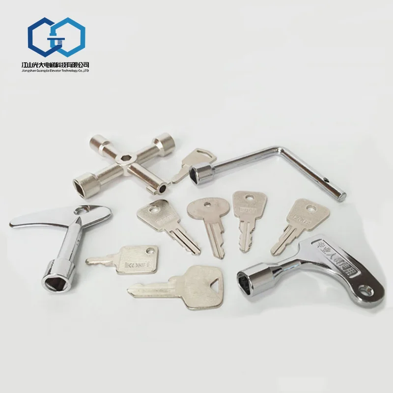GD general LIFT PARTS Elevator Triangle Lock key Elevator Door key Lock Contact