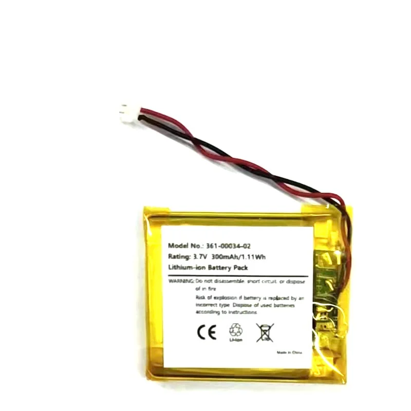 Lithium Polymer Battery 361-0034-02 for G armin Fenix 3 HR Smart Watch Bateria 3.7V 300mAh