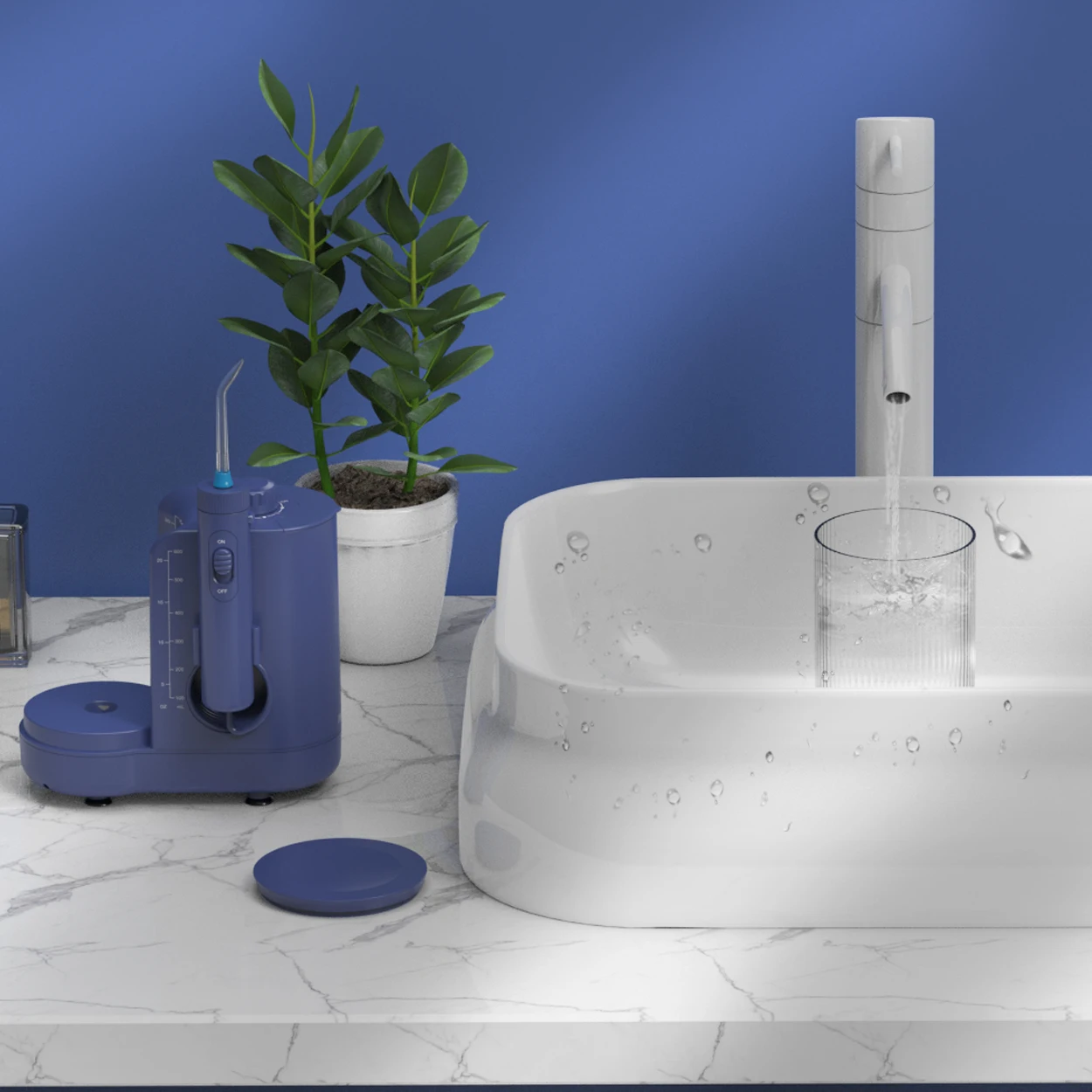 Nicefeel FC1761 Electric Adjustable Pressure Electric Oral Irrigator Teeth Cleaner Water Dental Flosser for Home Care Tooth Pick