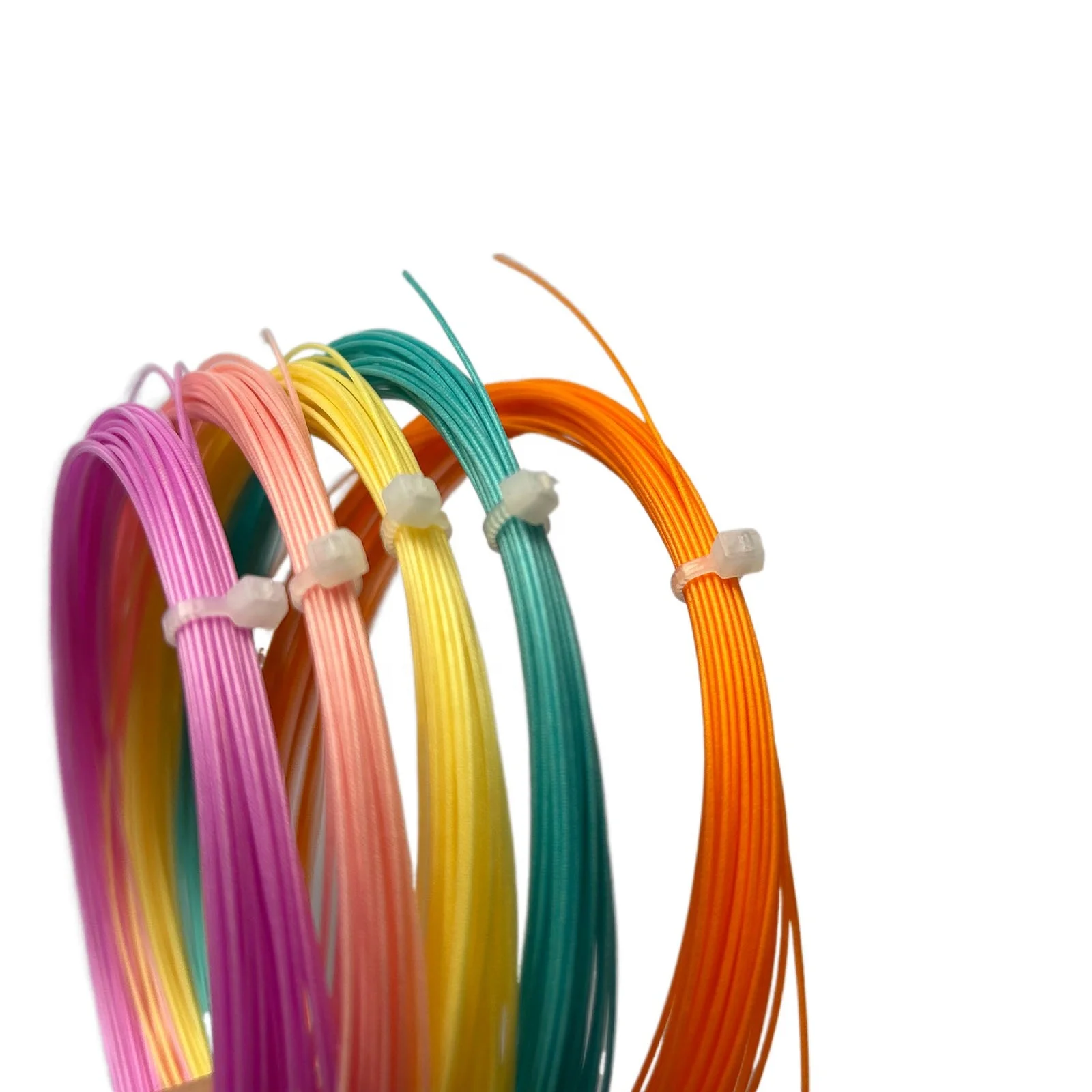 Badminton racket training  string,Nylon material 0.7mm training string,replacement muti-color racket high-elastic string.