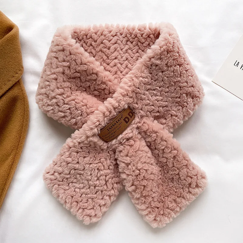 Faux Rabbit Fur Winter Warm Soft Neck Scarf