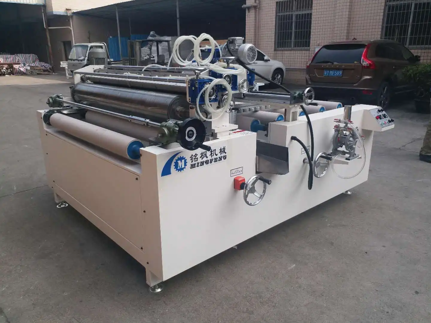 Automatic lacquer spray line wooden door painting machine for woodworking industry