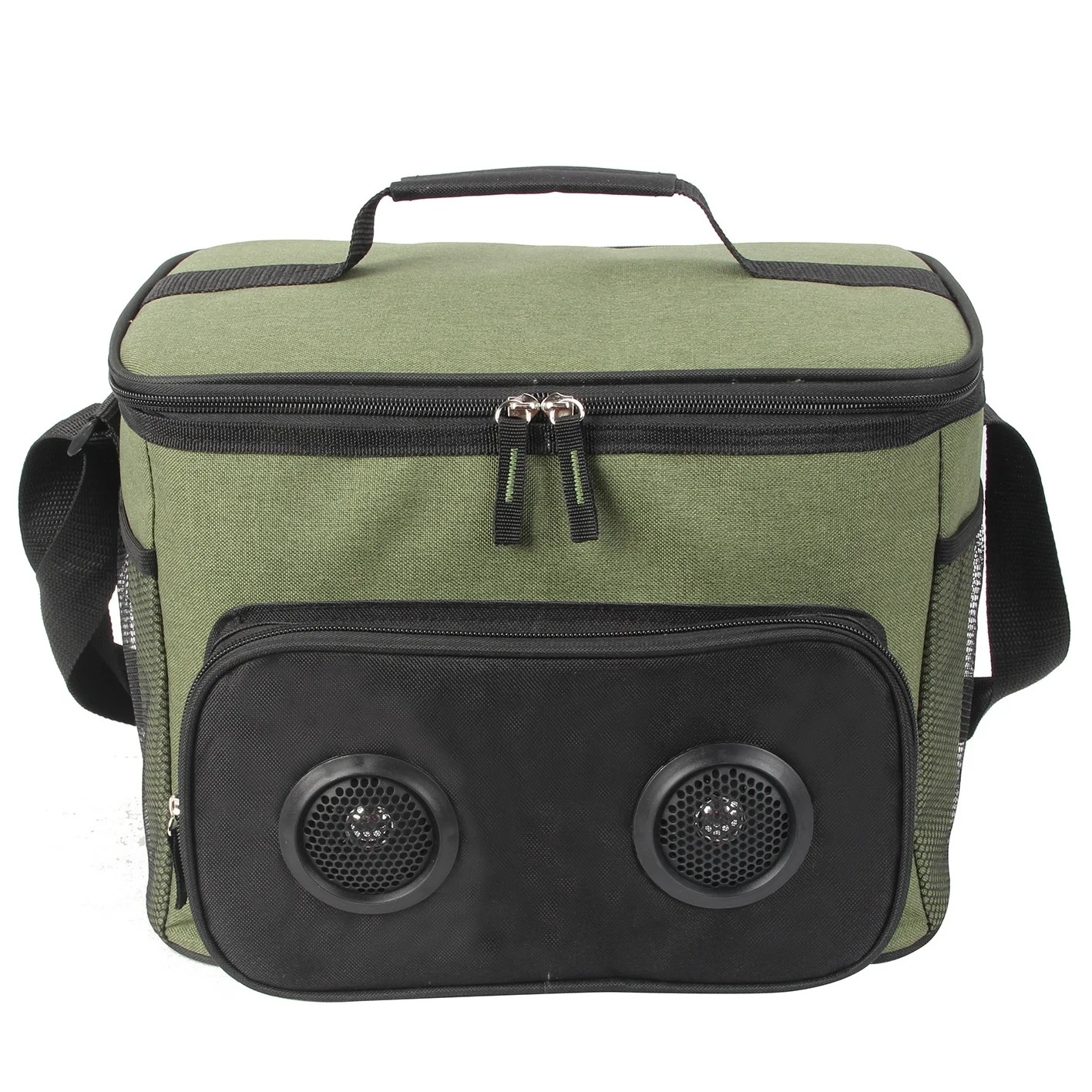 custom soft tote cooler bag picnic and beach insulated cans cooler bag with bluetooth speaker