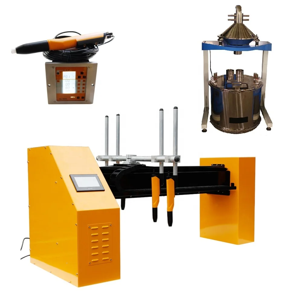 New designed horizontal electrostatic automatic powder coating paint gun reciprocator robot