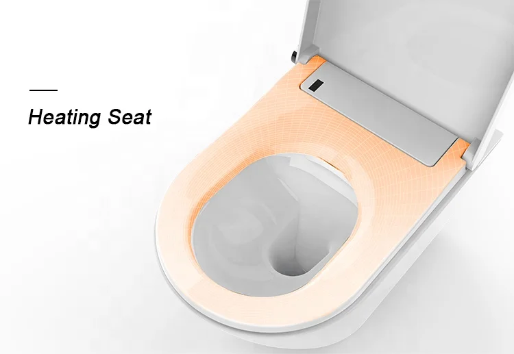 New Popular Economic Seat Heating Shower Bidets Automatic Light Electric Smart Toilet