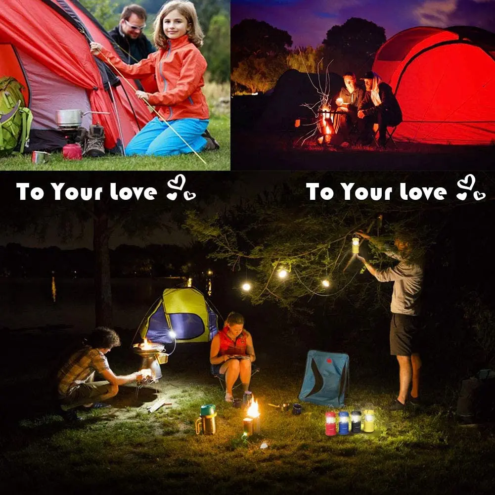 OEM Supplier Outdoor Waterproof Portable Multifunction Battery Powered Small Mini 3W Tent Hanging COB LED Camping Lantern