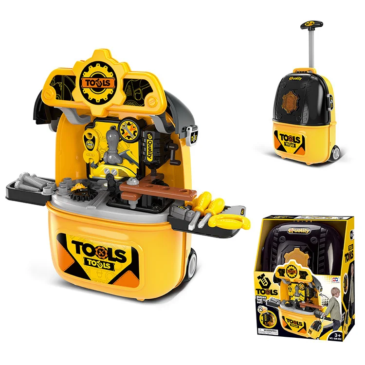 Three Generations Kitchen Utensils Dressing Table Toy Trolley Case Medical Tools Trolley Case Play House Kids Toys