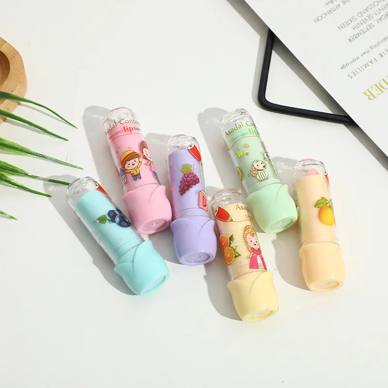 Custom Private Label Lipbalm Vegan Organic Lip Care Fruit Chapstick Nourishing Moisturizer Lip Balm